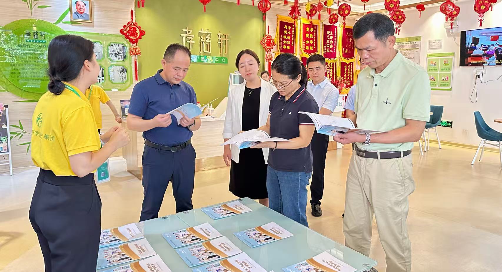 贺州市副市长罗剑一行调研美好家园（桂林翠竹）孝慈轩