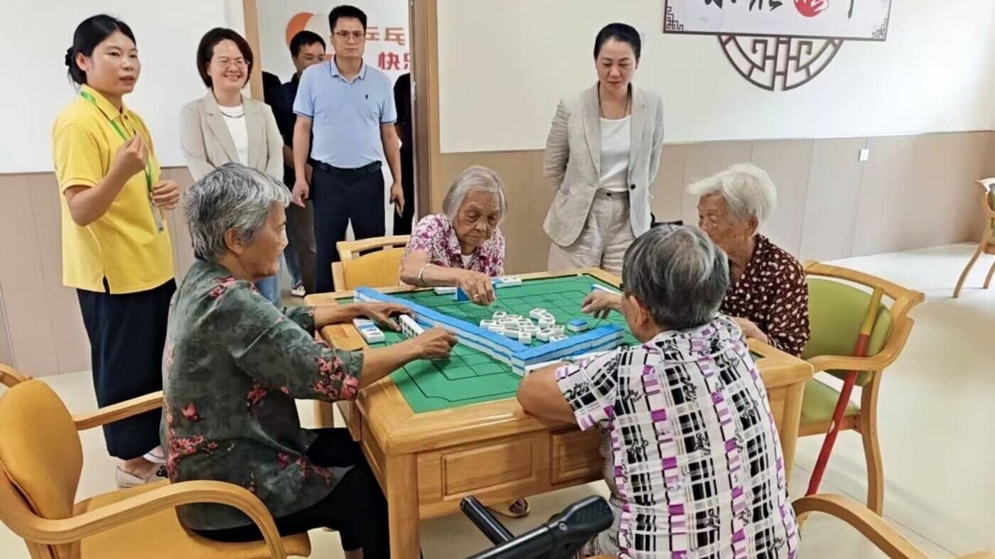 凭祥市民政局局长黄恋芹一行调研美好家园（南宁江南）孝慈苑