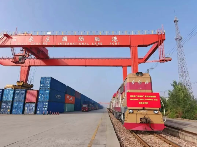 石家庄国际陆港中欧班列2025年开行已突破1000列
