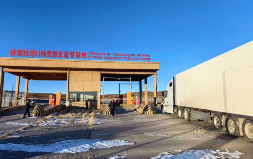 满都拉口岸首次进口冷冻马肉 助力中蒙冷链规范化