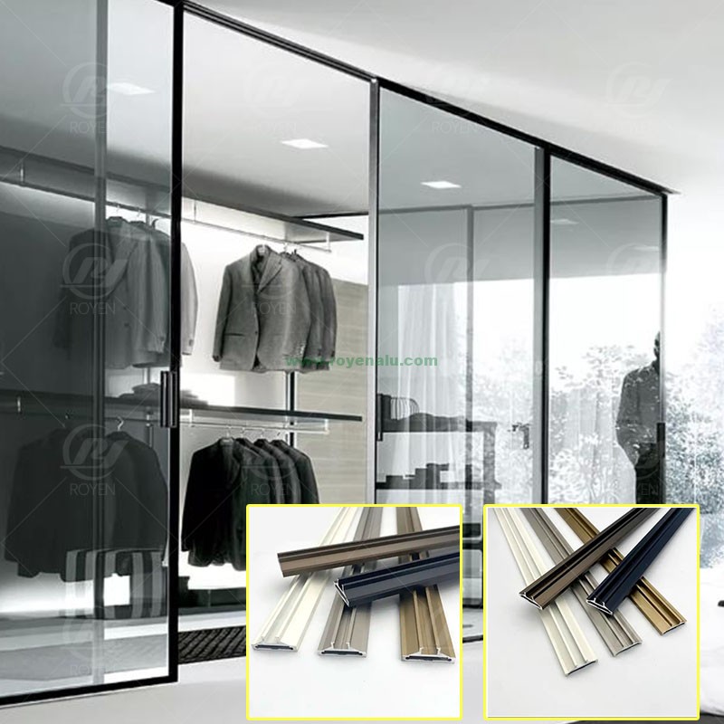 New Popular Aluminium Kitchen System Profile Modern Sliding Glass Door