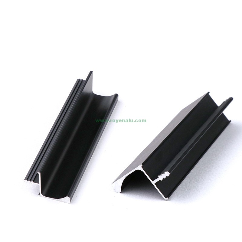 Pull Edge Knob U shape cabinet handles profile alumiun alloy 6063-T5 cabinet hidden gola handles