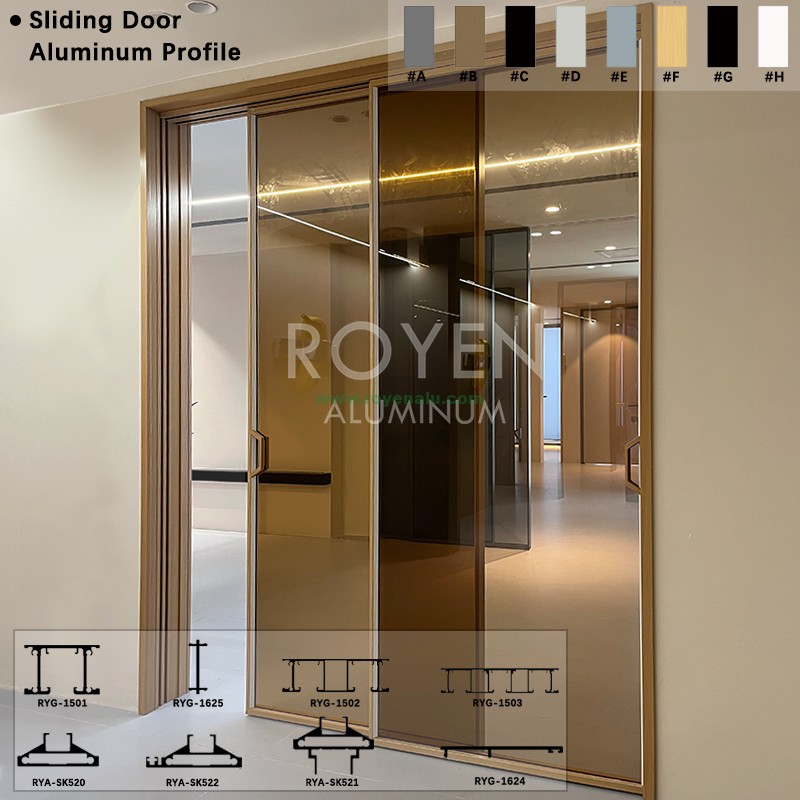 Hot Sale Balcony Slim Frame Aluminum Alloy Sliding Glass Doors Linkage Roller Accessories