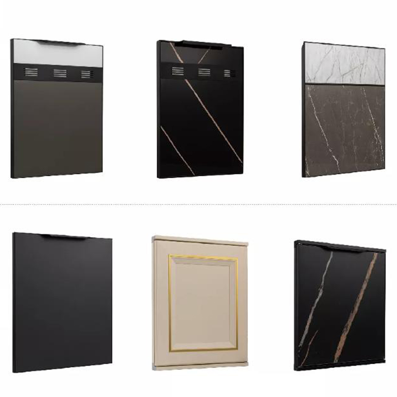 Hot Sale Extrusion Aluminum Frame Kitchen Door Aluminum Door Handle Profiles Cabinet Kitchen Door Profiles