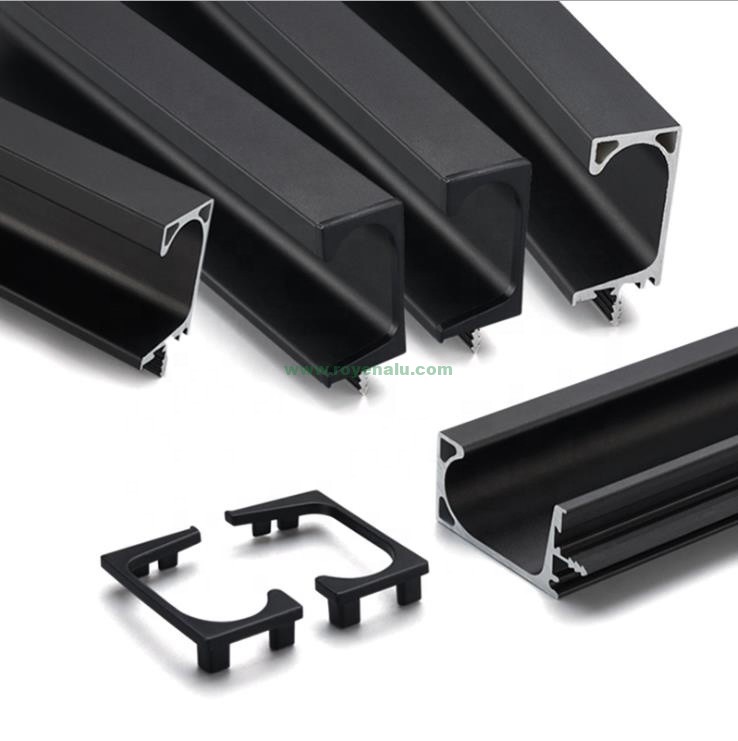 Wholesale Price Factory In stock Anodized G Shape Handle ALuminum Profile Cabinet Handle