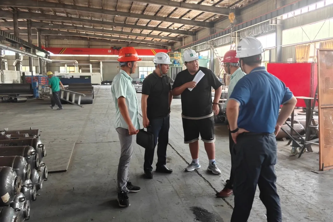 中集客人来访泰克