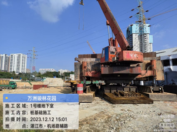 项目名称：湛江万洲峻林花园项目桩基础工程