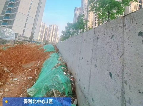 项目名称：长沙北中心保利时代二期（F&J区）挡土墙基坑支护工程