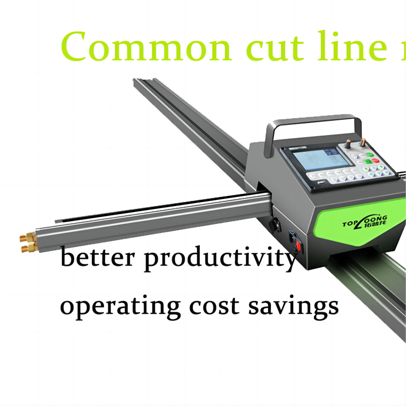 common line nest cut  cnc plasma cutting machine