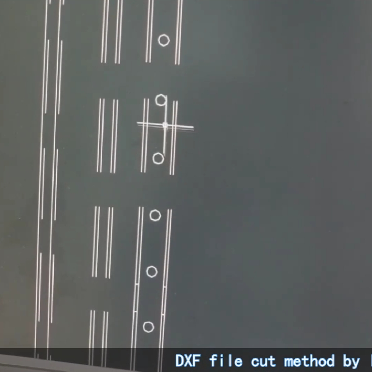 DXF file cut by laser cnc cutting machine operate steps