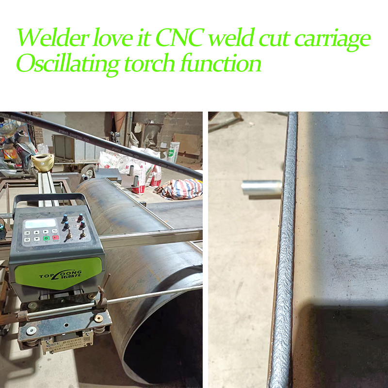 Welder love it CNC weld cut carriage-oscillate weld torch functions