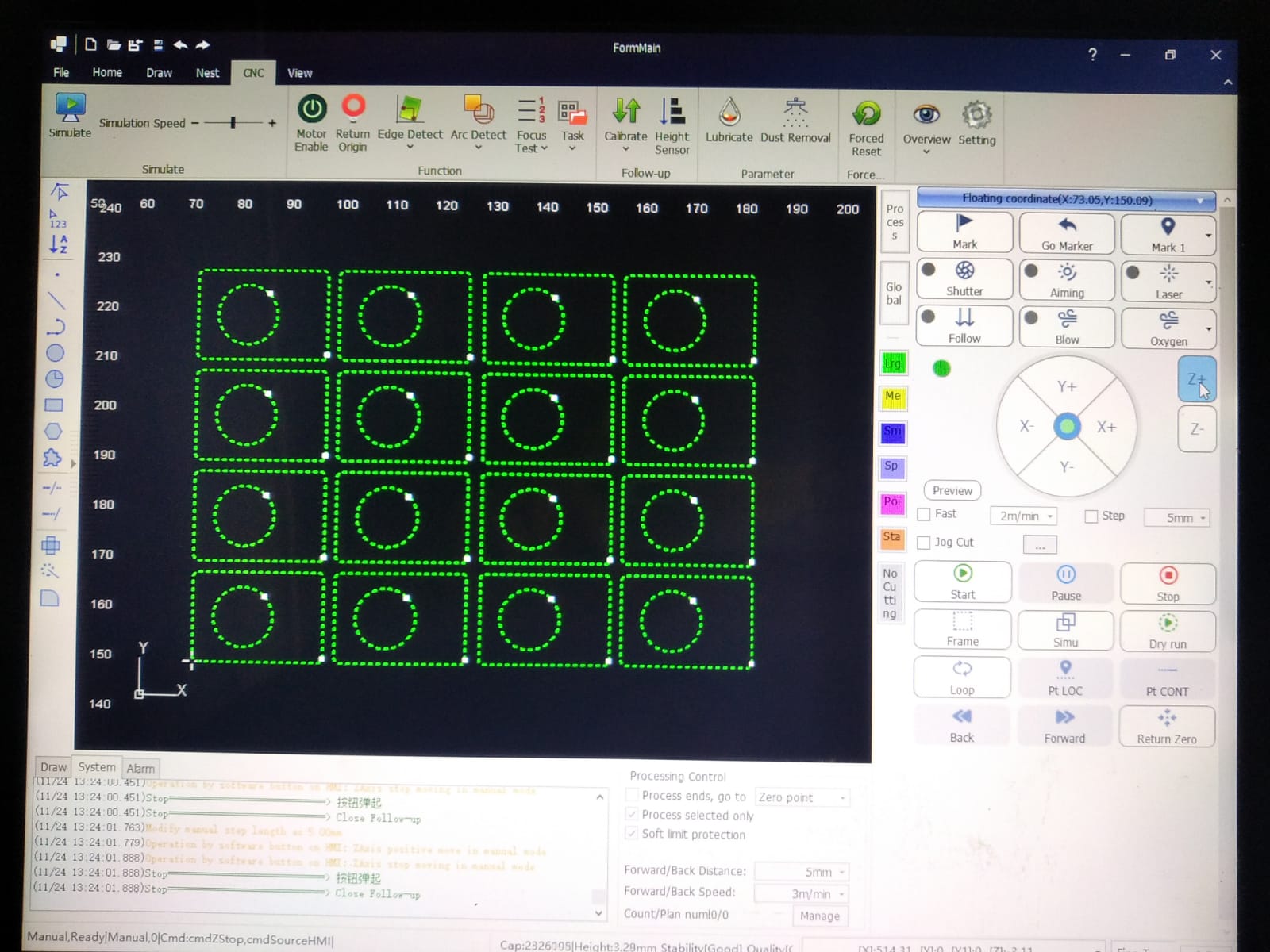 AX3000 Raytools laser cnc operate system recovery method- how to import .ofbk recover parameters set