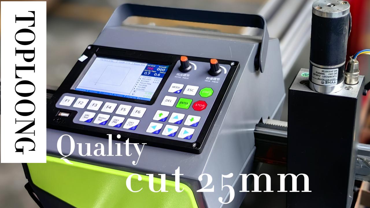 #25mm #steel sheet 200A cnc plasma good quality cut by #screwl #aircompressors