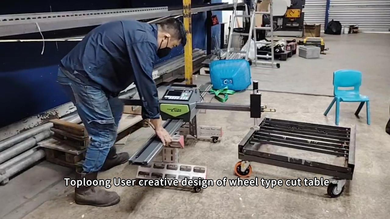 Welding Fence interval welding CNC plasma system setting method