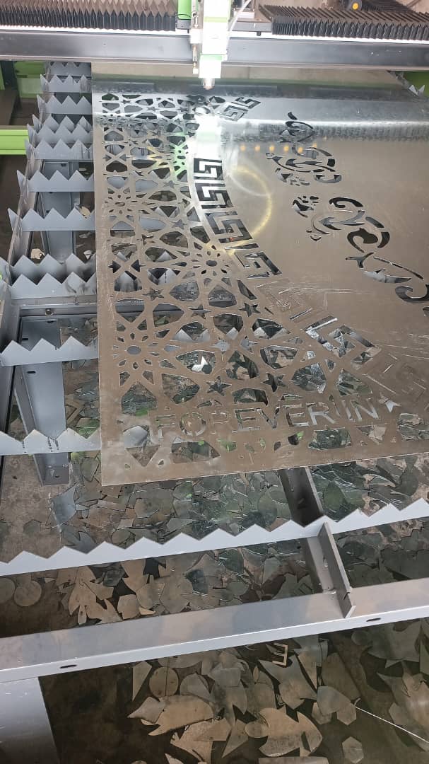 laser advantage cut decorate panels #cnclasercut #lasercutting #plasmacutter #machine #metal