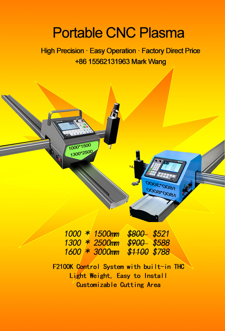 Real Portable CNC Plasma cutting machine Improve Cutting Accuracy Automation In Metal Cutting Multi Material Cutting Small Batch Cutting