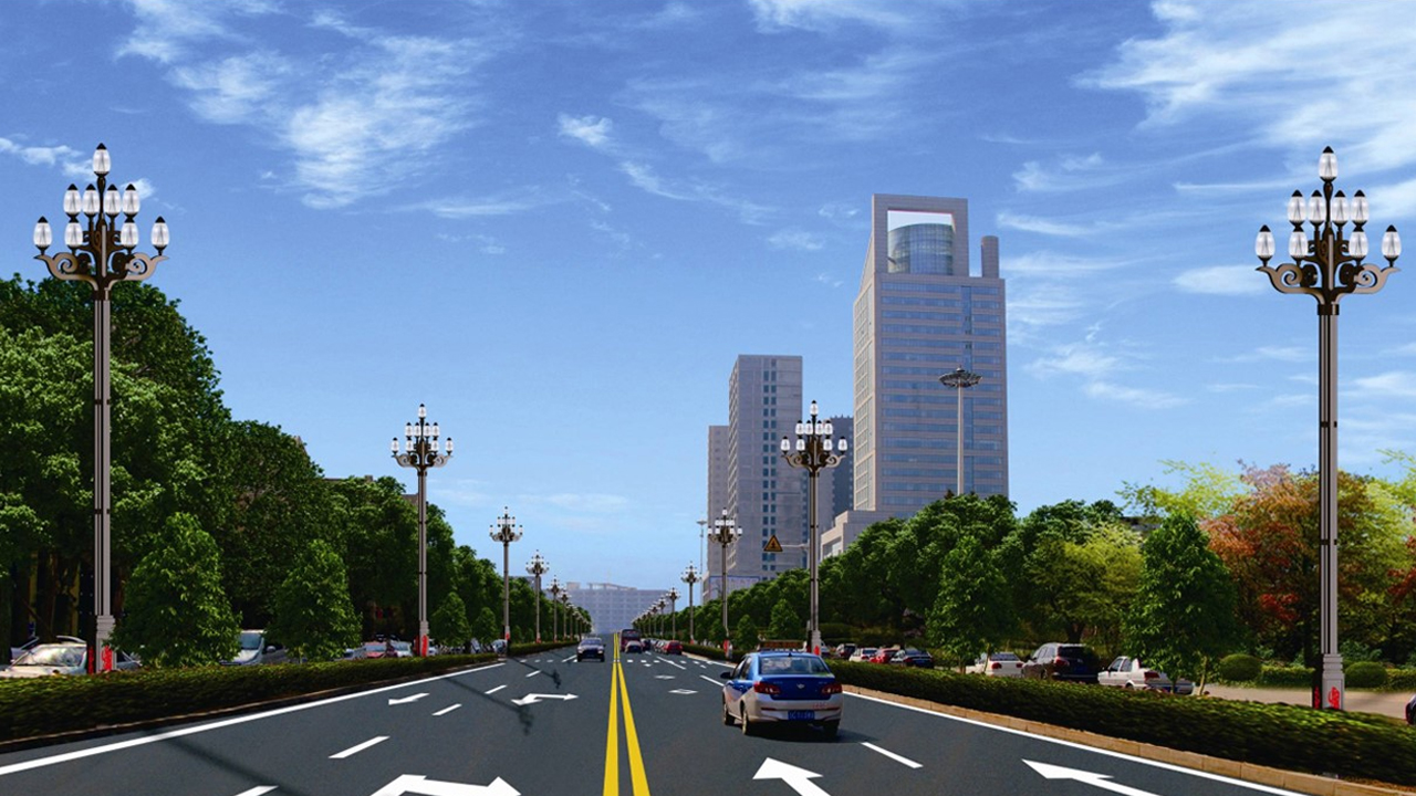 四平市道路亮化方案