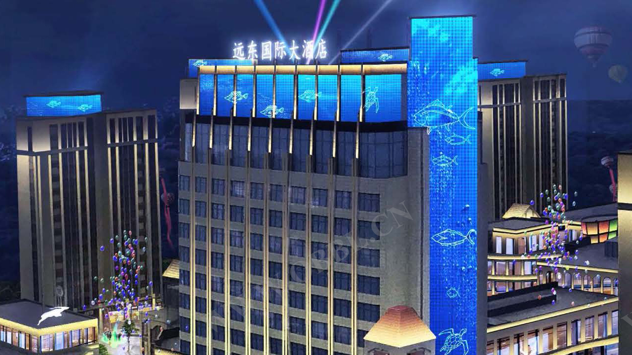 远东.国际天街夜景照明工程