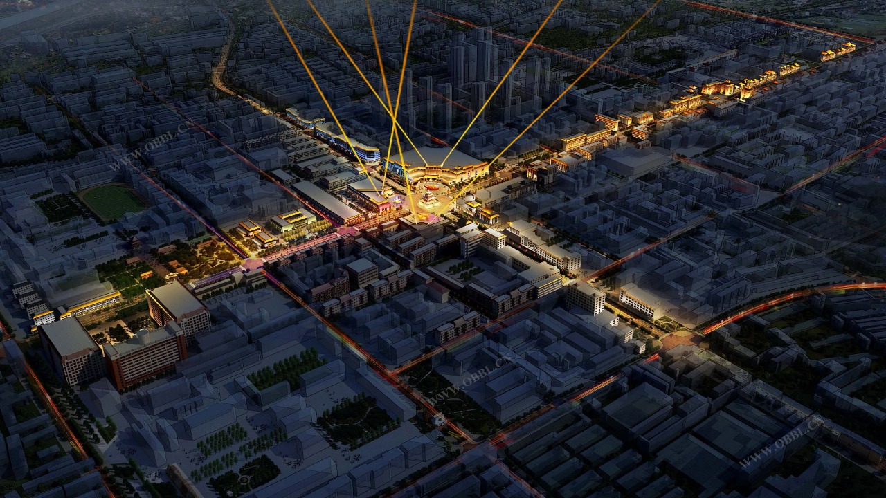 酒泉-城区四街风貌改造照明工程