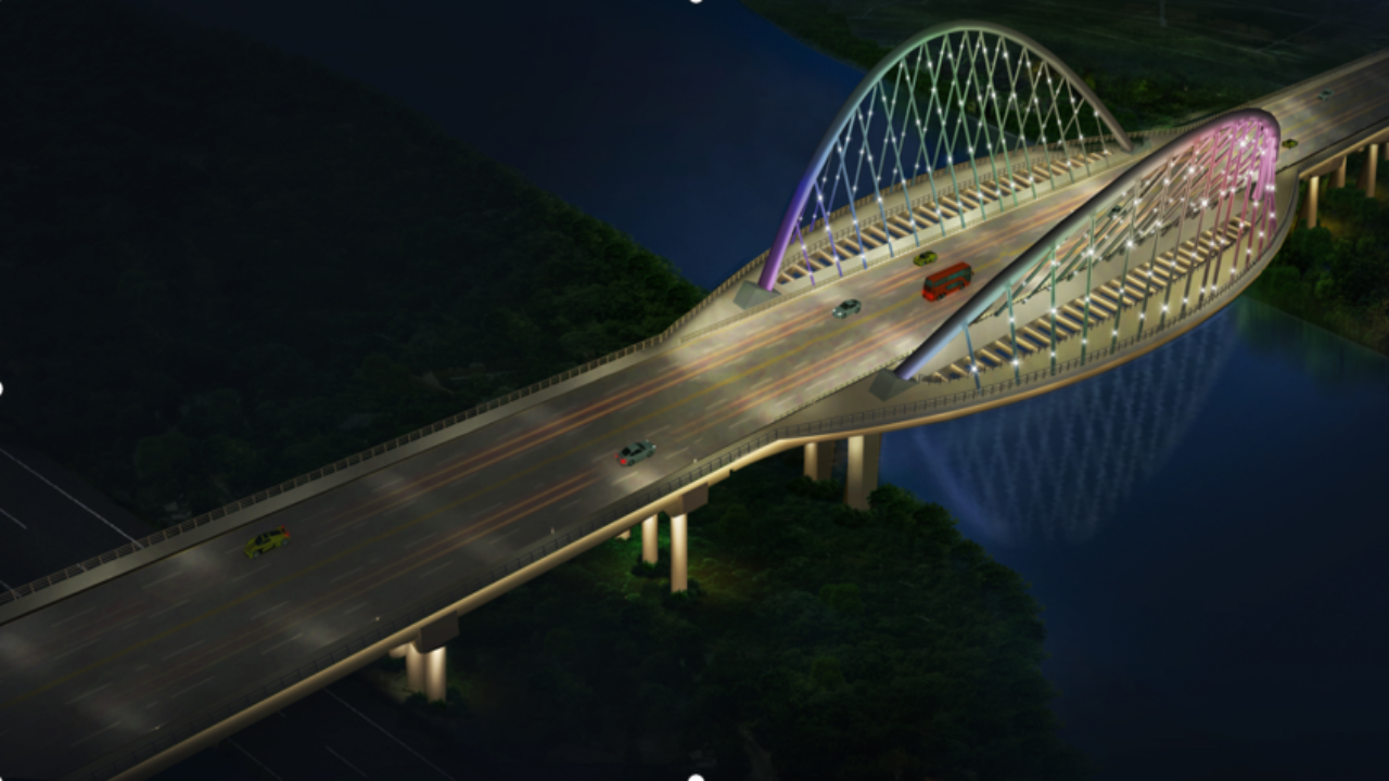 玉山金沙溪大桥照明