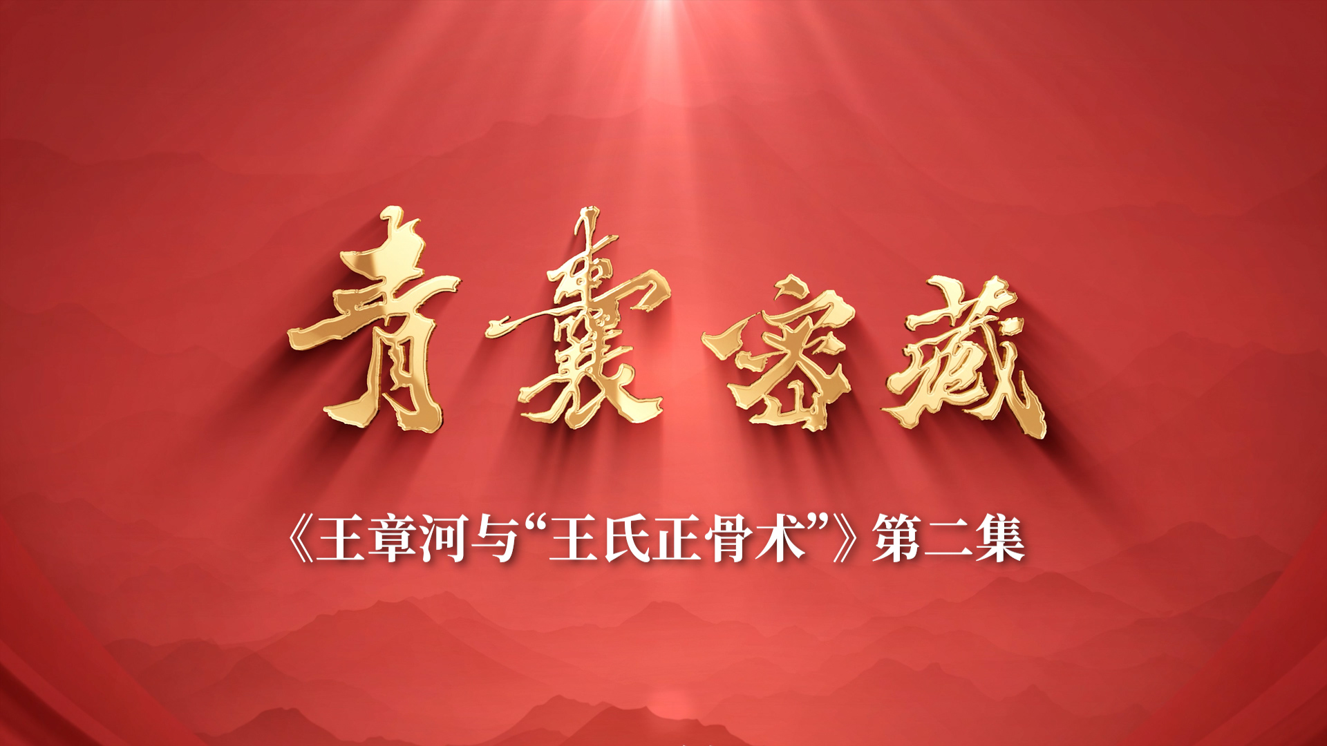 中医骨科非遗传承人王章河院长第二集