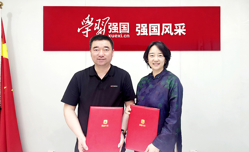 学习强国强国风采与京视网手机台达成战略合作共建传播新模式