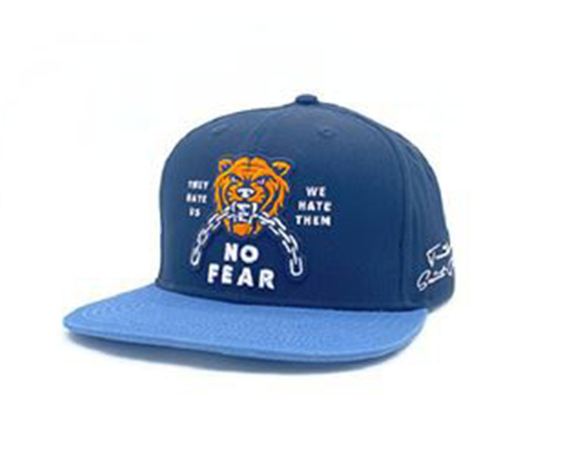 Tiger 3D Embroidery Printing Flat Brim Hiphop Snapback Cap