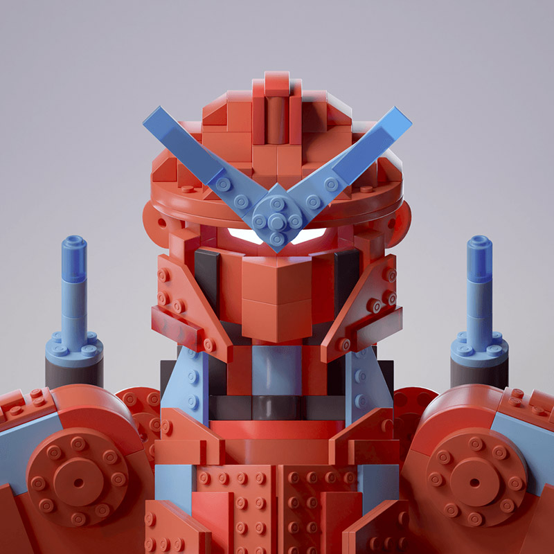 Meca Mech X Lego (Red)