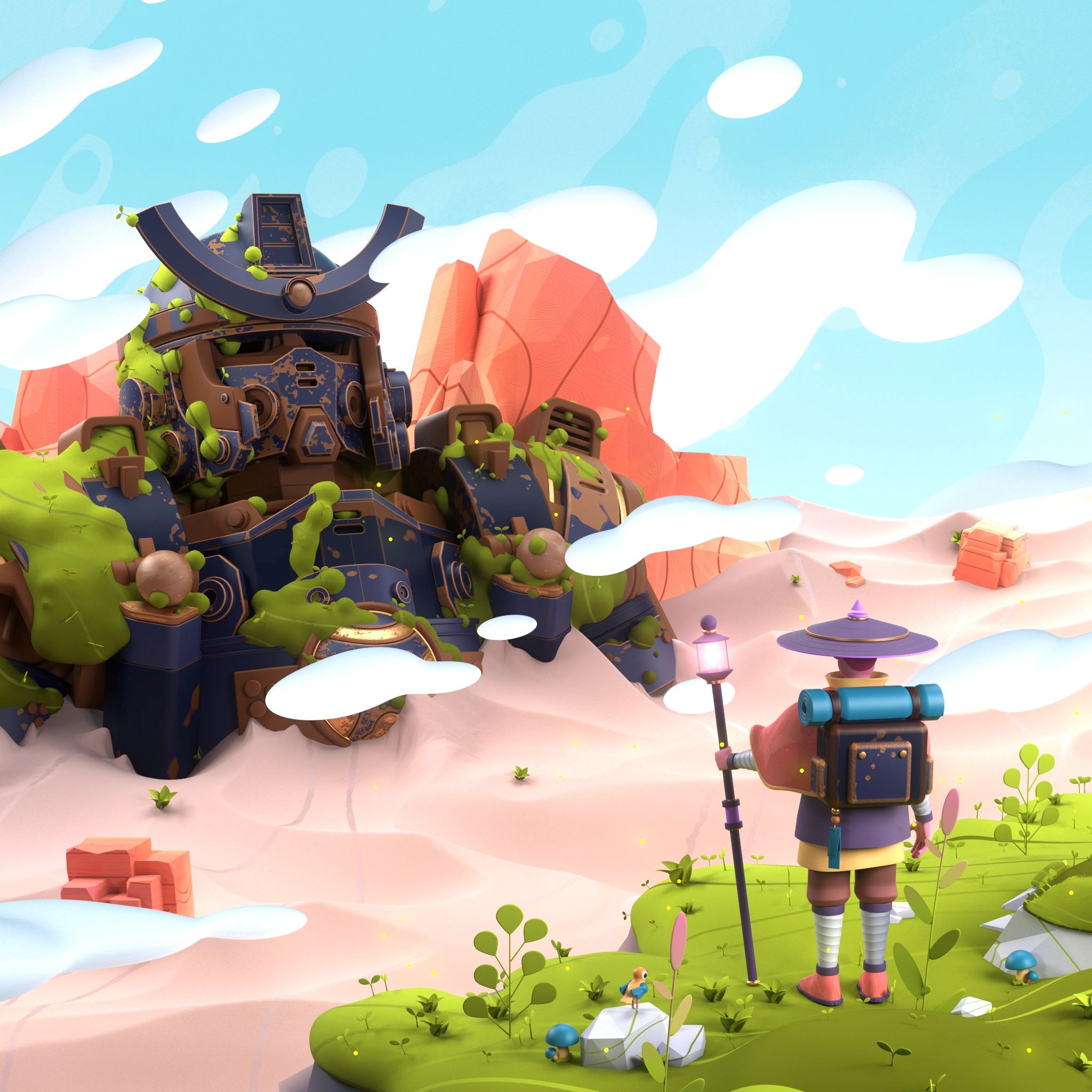 The Empire's Former Land Fallen on Foot