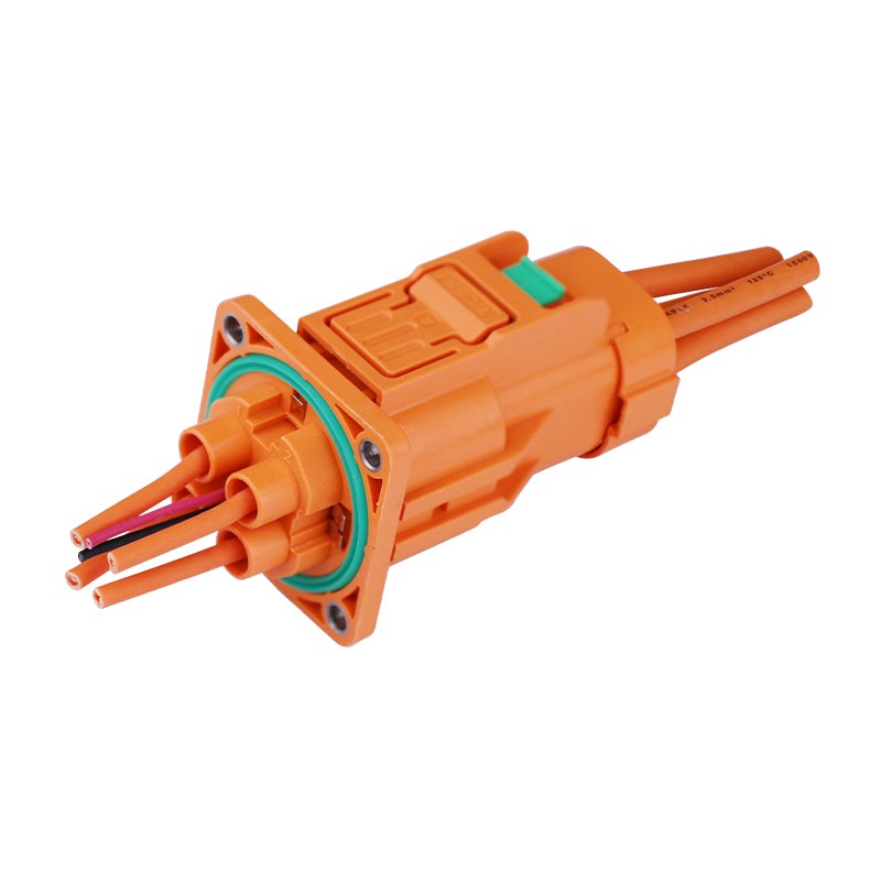 WOER HV360 series with high voltage interlock connector