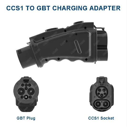 WOER CCS1 to GBT Charging Adapter 60 Amp / 250V AC - Compatible with SAE J1772 Charger CE Approved Super Charger for GBT