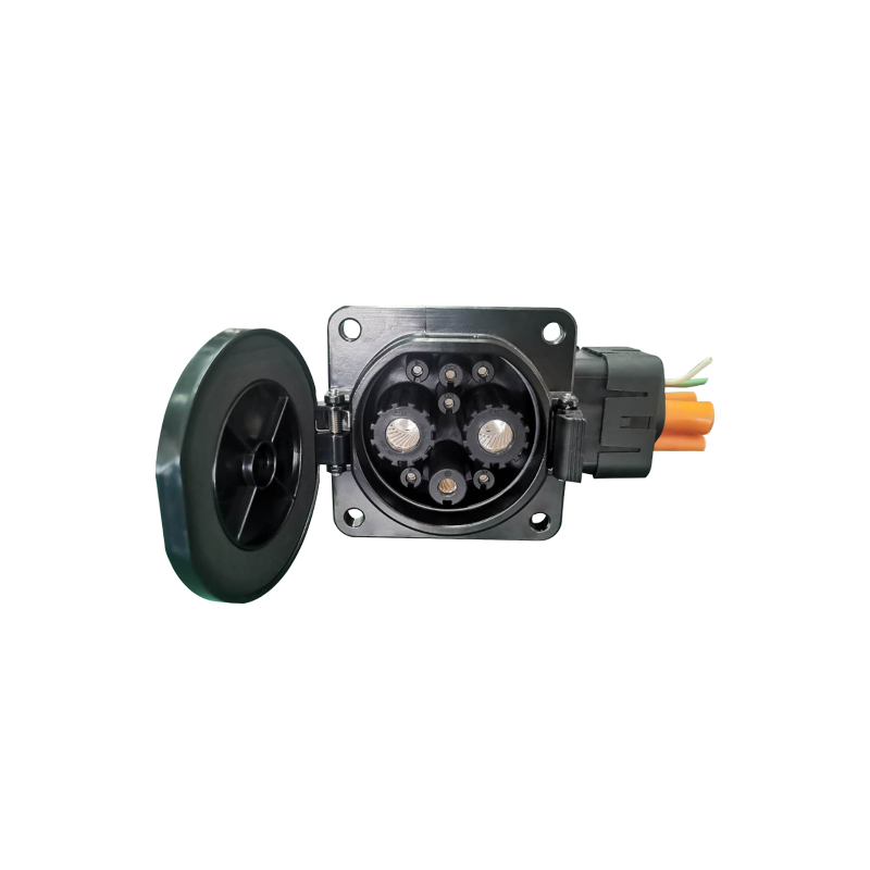 90 Degrees Right Outlet DC Vehicle Inlet Socket
