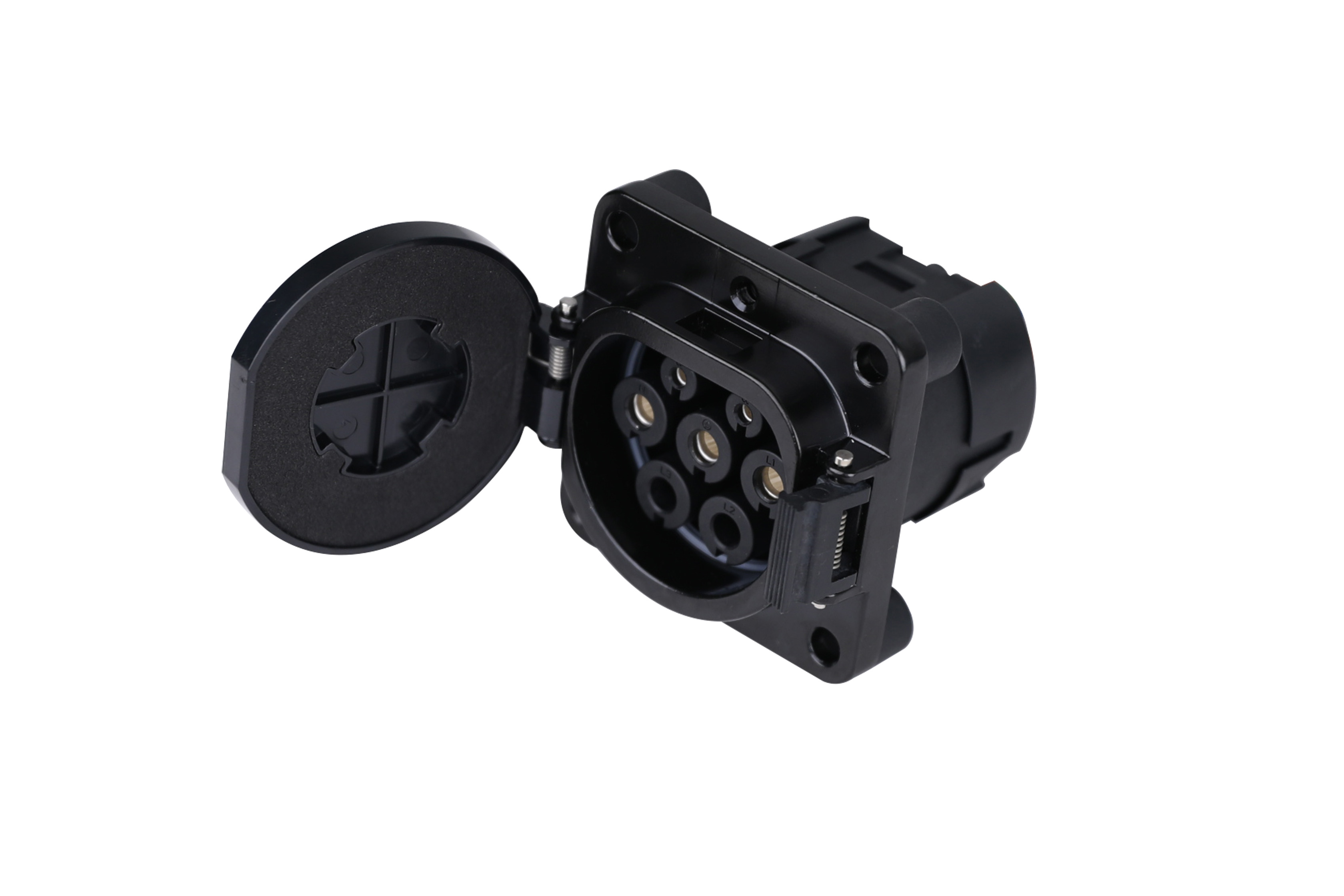 GB/T Rear-mount AC Vehicle Inlet Socket