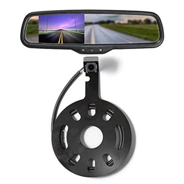 Jeep JL Spare Tire Mount Backup Camera with Mirror Monitor