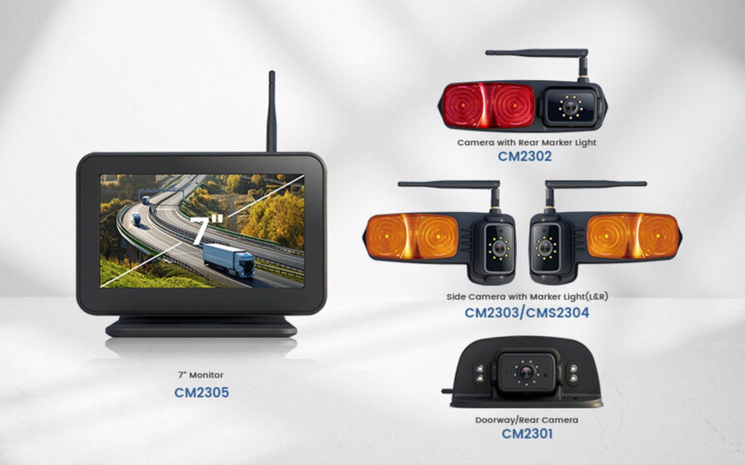 Wireless RV Backup Camera System With 7