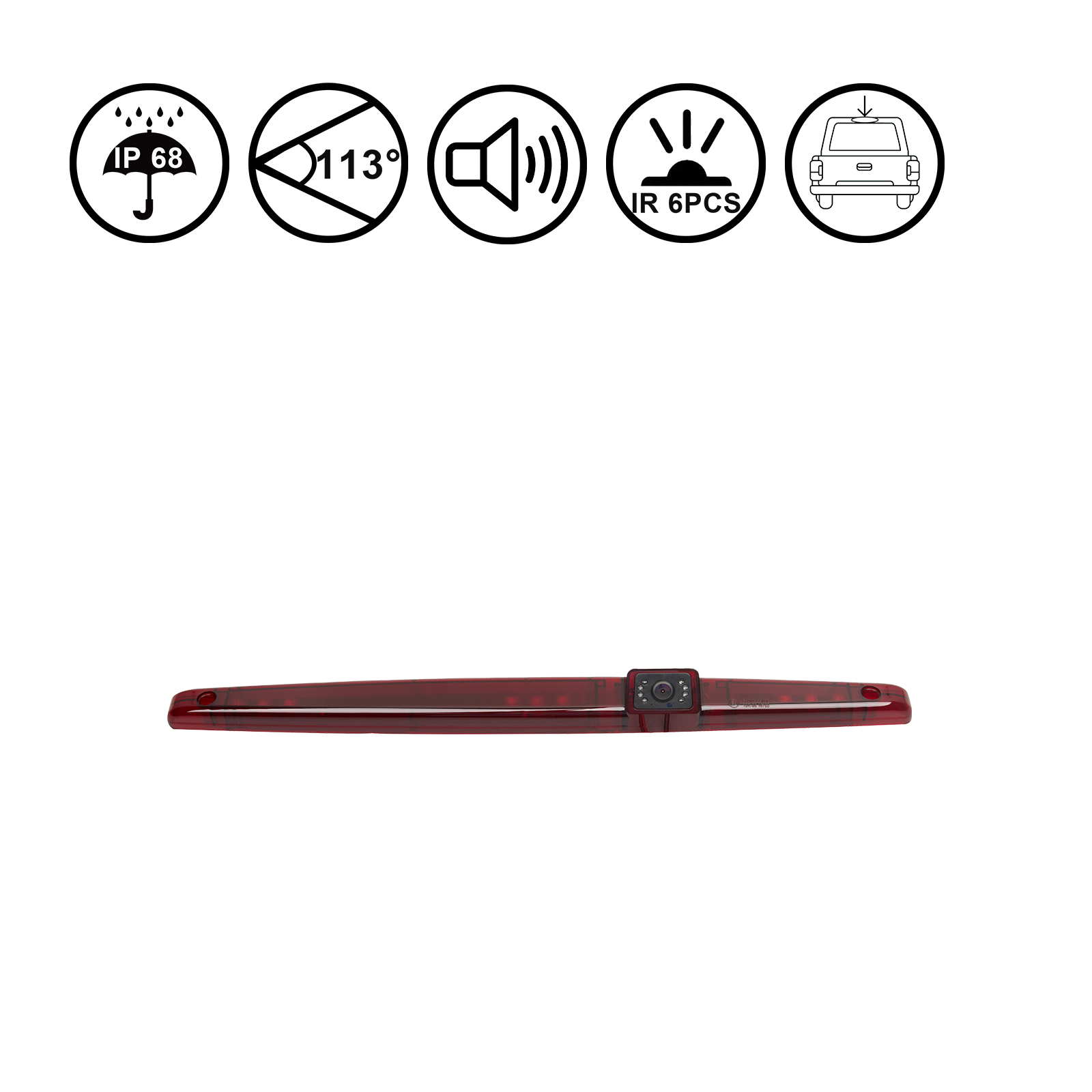 Coachmen Third Brake Light Backup Camera Coachmen RV Class C Third Brake Light Backup Light