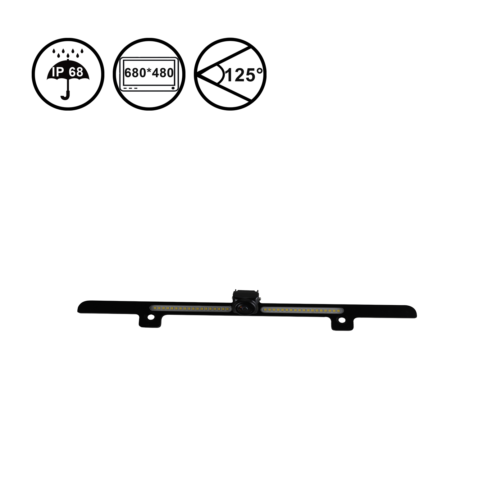 License Plate Mounted Backup Camera