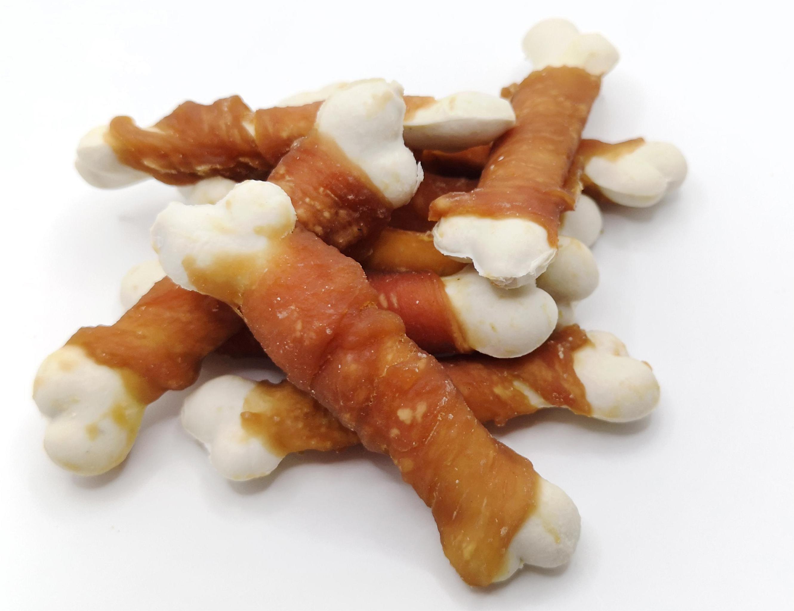 Duck Wrapped Calcium Bone