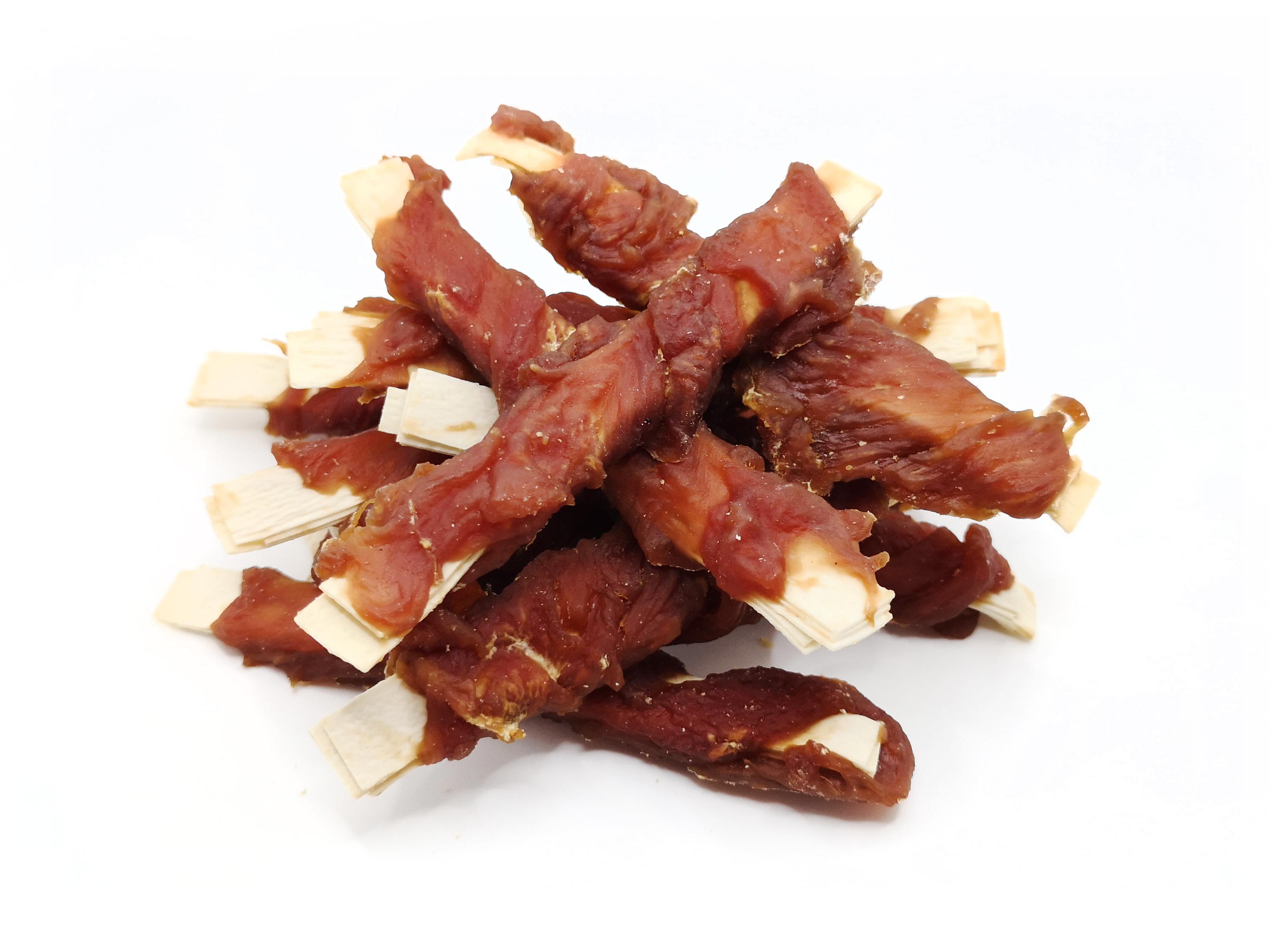 Duck Wrapped Fish Fillet