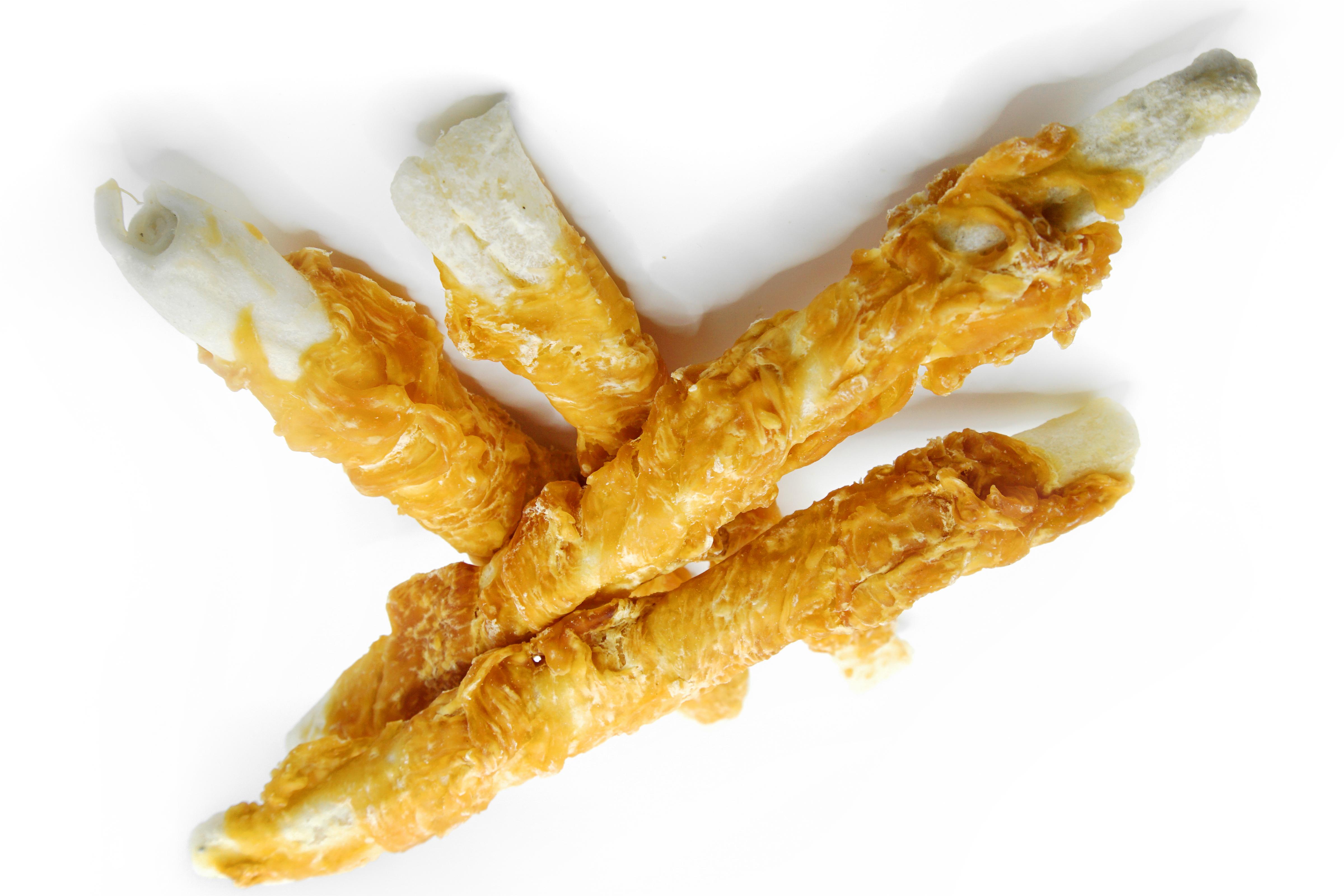 Chicken Wrapped Rawhide Foam Sticks