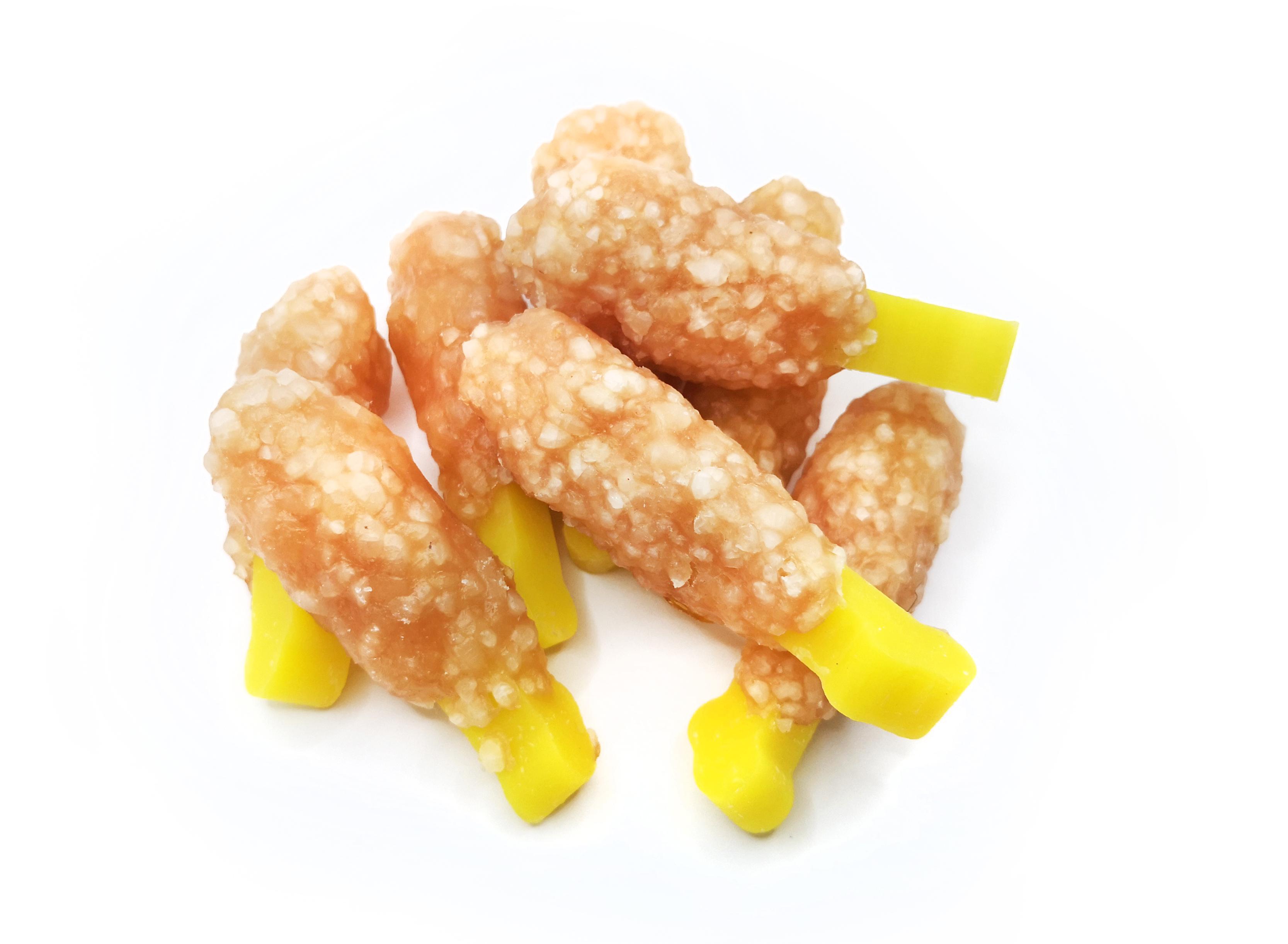 Chicken Drumsticks with Rice and Cheese