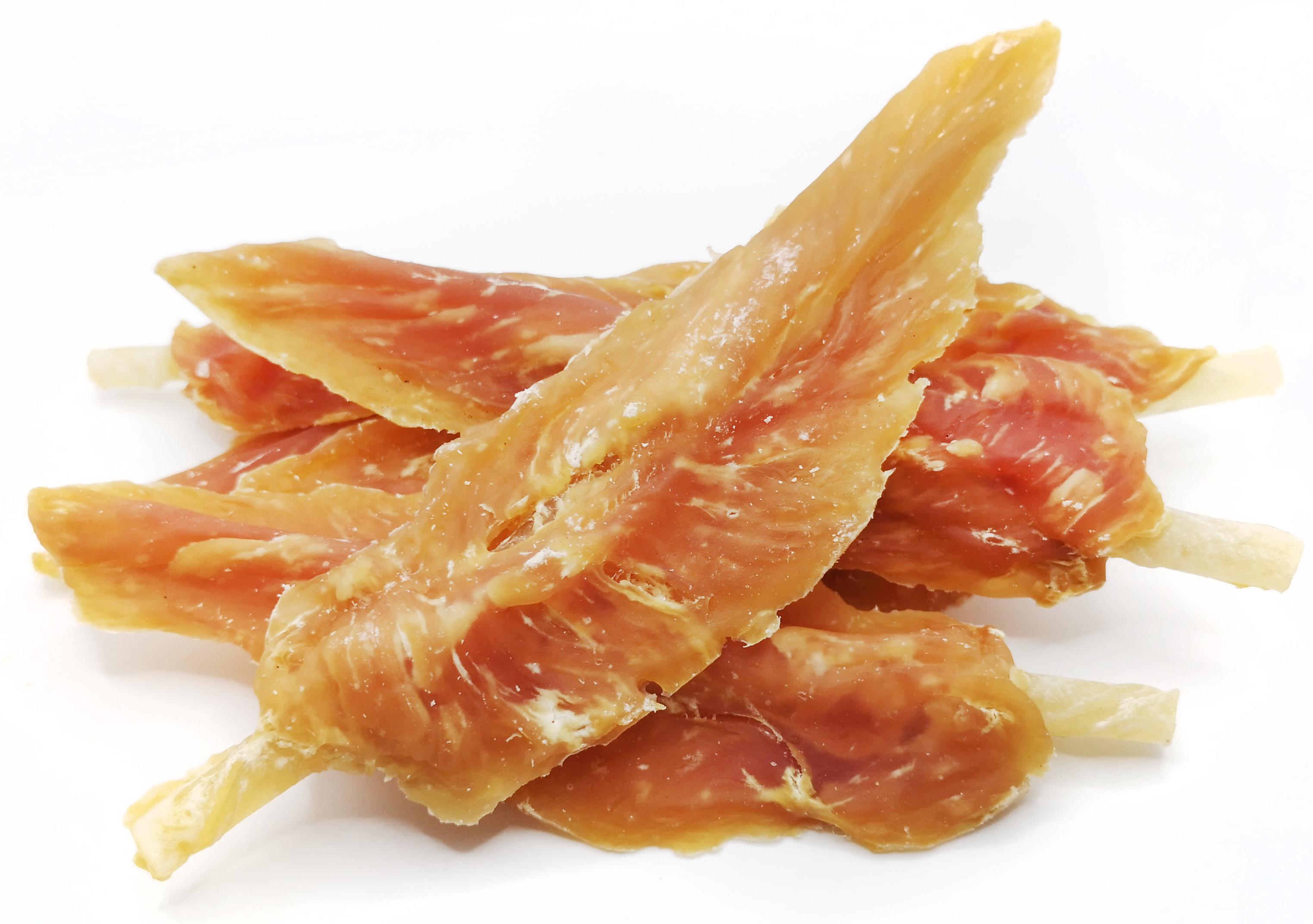 Brown Cowhide in Chicken Breast