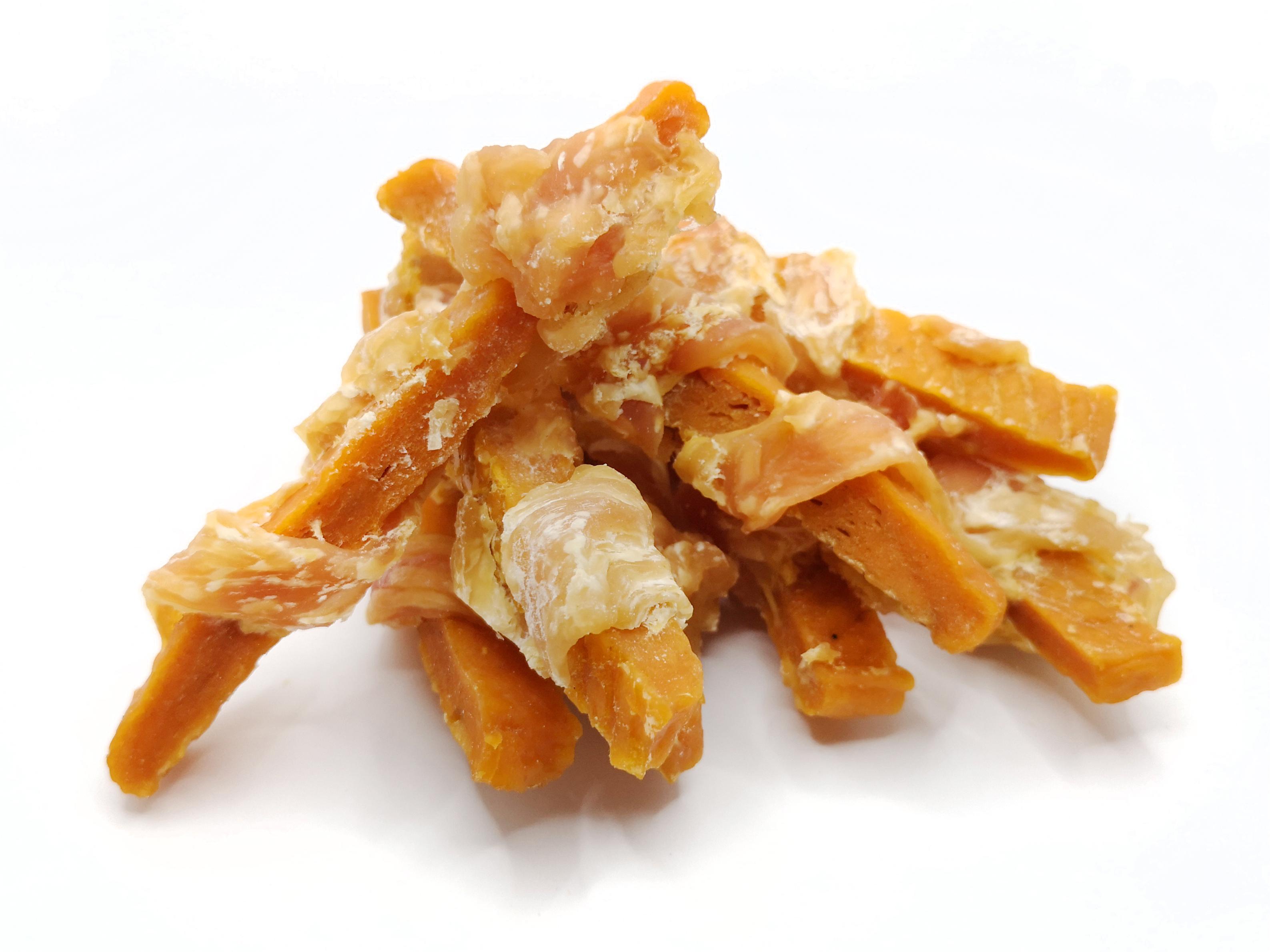 Carrot Stick Twined by Chicken