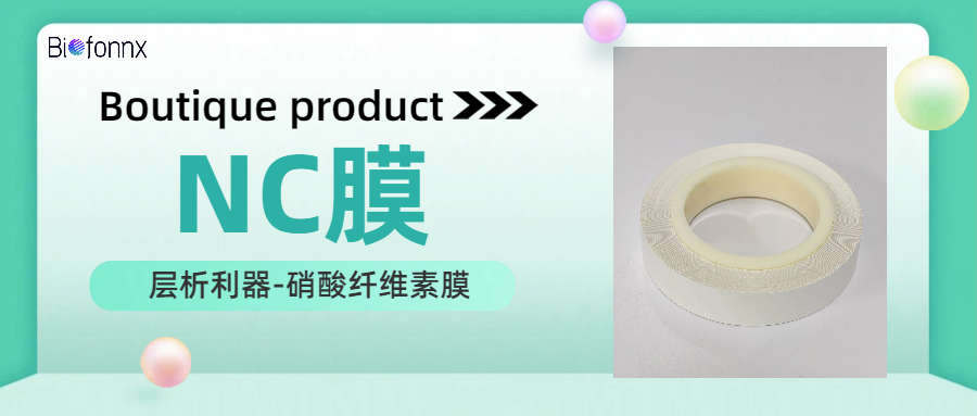 层析检测试剂中，，NC膜的作用性