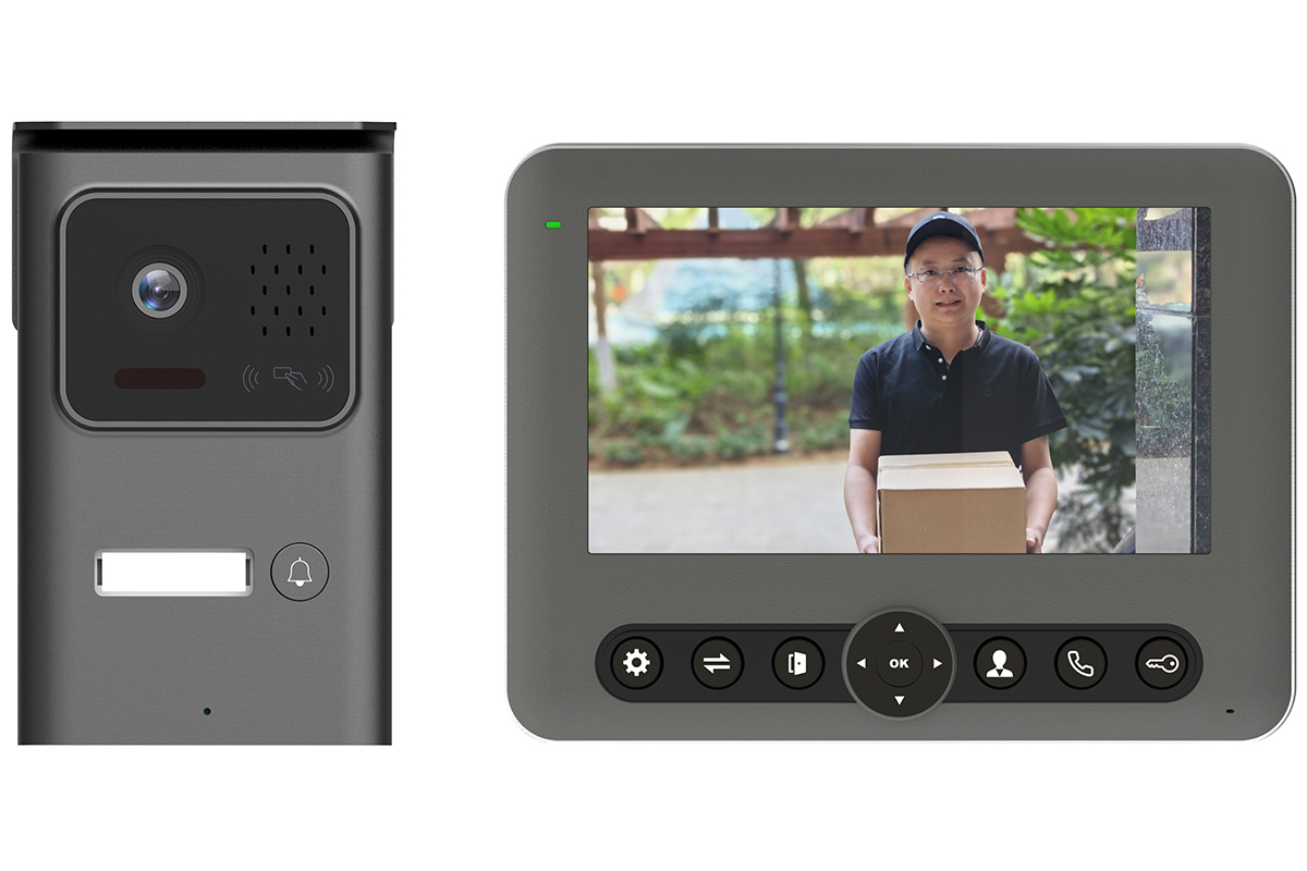 4 Wire 7 inch HD Video Door Phone