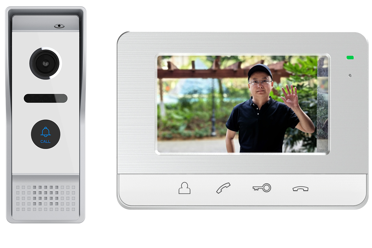 4 Wire 4.3 inch Video Door Phone