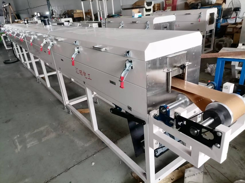 Horizontal vulcanization channel - hot air