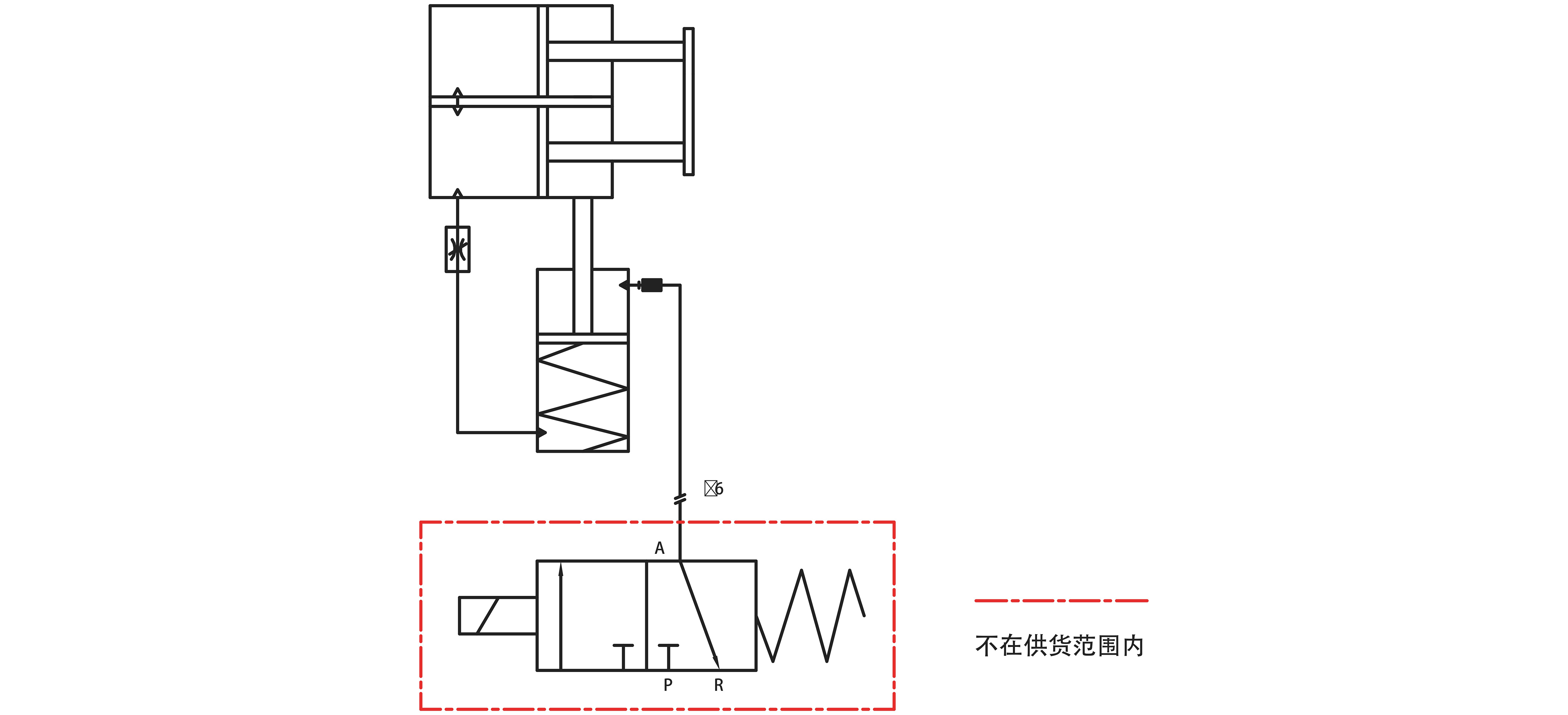 气动缓冲挡停器气动原理图