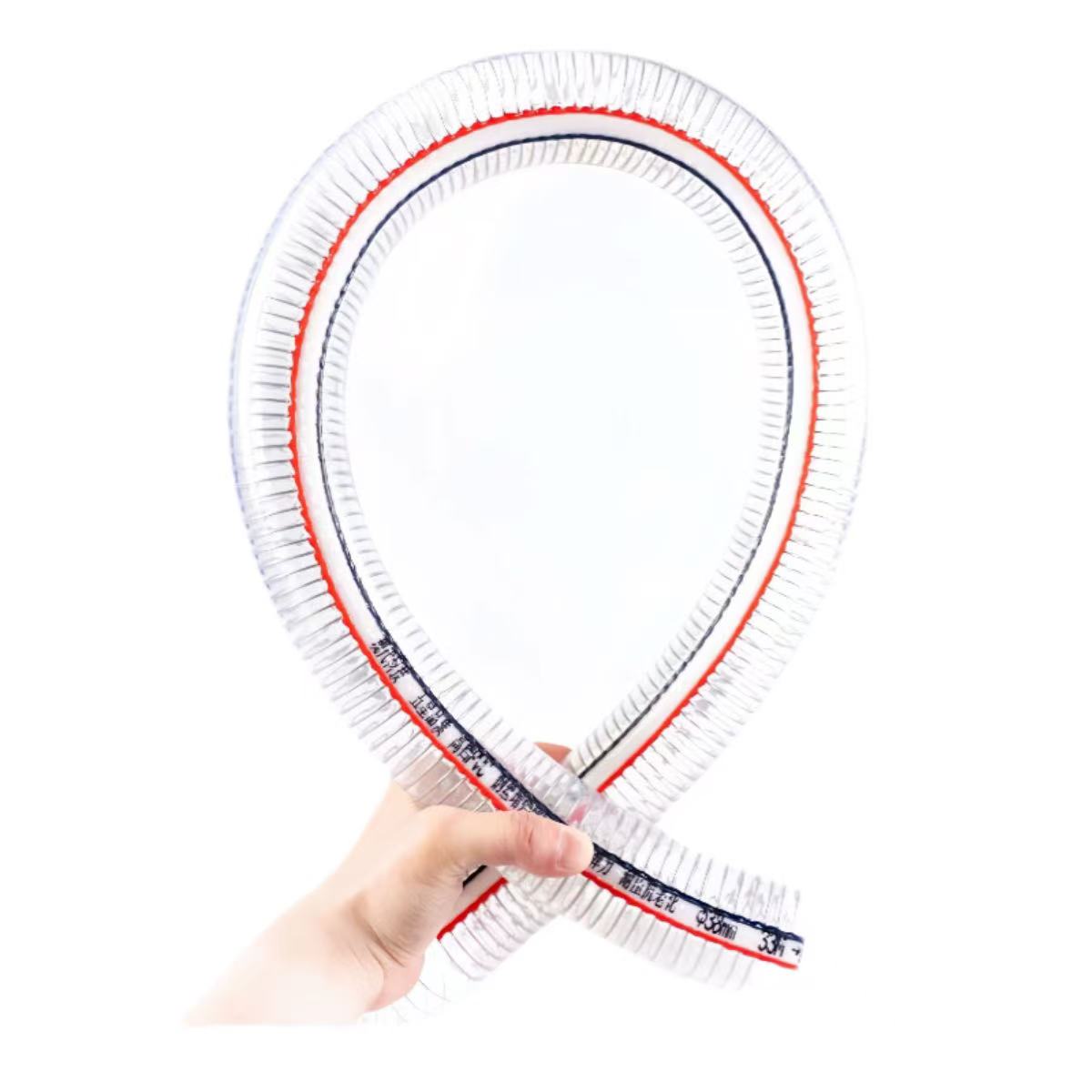 Transparent steel wire spiral hose