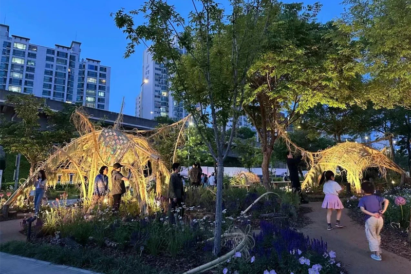 国美设计竹境施工作品获首尔国际花园奖！